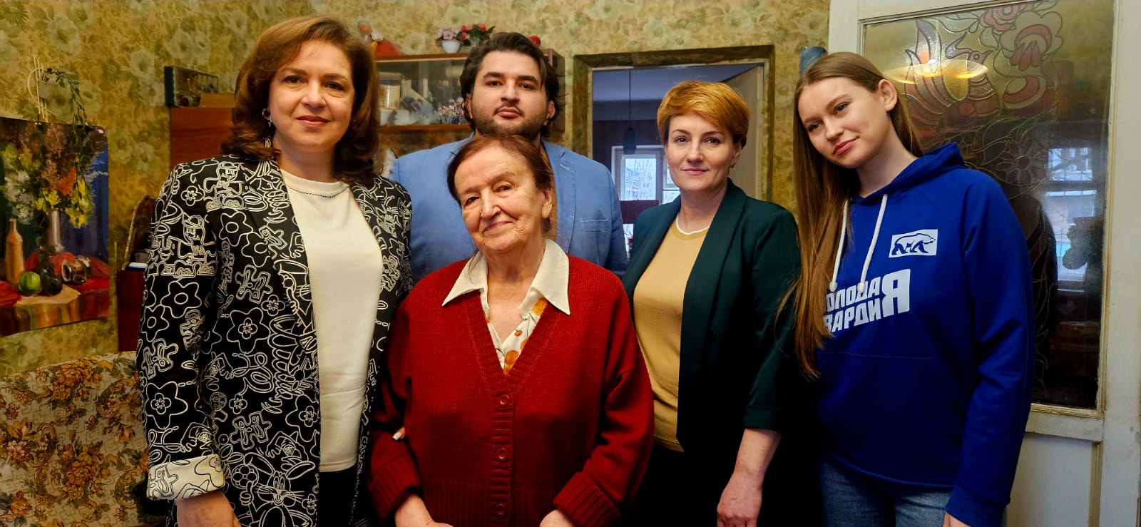 В гостях у Поповой Е.Р., «ребёнка войны» блокадного Ленинграда