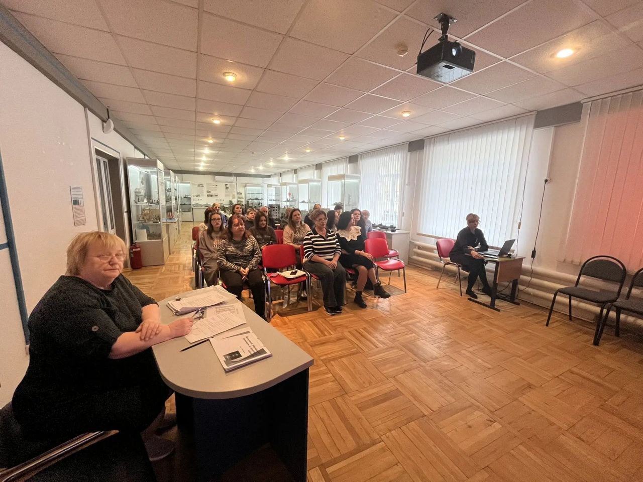 📚✨ Педагогическая конференция с защитой творческих проектов в музее Центра