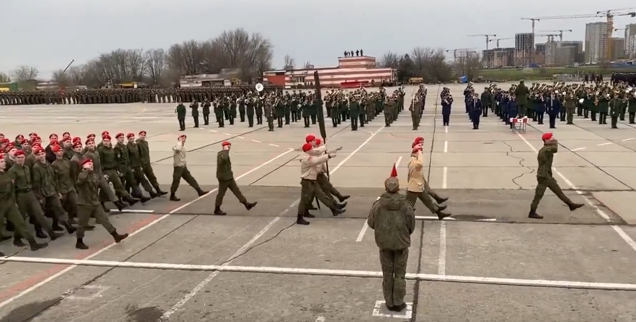 ⭐ Юнармейцы на репетиции Парада Победы в Ростове‑на‑Дону